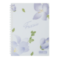 Тетрадь для записей ARABESKI, B5, 80 л., клетка, пластиковая обложка, сиреневая