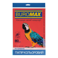 Бумага цветная INTENSIVE, красная, 20 л., А4, 80 г/м²