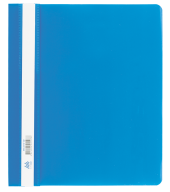 Папка-скоросшиватель с механизмом "усики", А5, 120/160 мкм, синяя