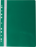 Папка-скоросшиватель с механизмом "усики" PROFESSIONAL, А4, 150/180 мкм, с перфорацией, зеленая