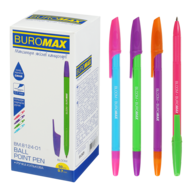 Ручка шариковая BLOOM, 0.7мм.  ассорти корпусов, синие чернила