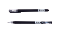 Ручка гелевая FOCUS, RUBBER TOUCH, 0,5мм, черные чернила