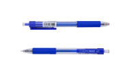 #@Ручка гелевая автоматическая TARGET, 0,5 мм,  рез.грип, синие чернила