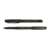 Ручка гелевая STATUS Rouber Touch, 1.0мм, черные чернила