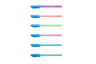 Ручка масляная PROVENCE, PASTEL, 0,5 мм, трехгр.корпус, синие чернила