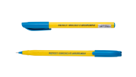 ^Ручка масляная PATRIOT, 0,5 мм, трехгр.корпус, синие чернила
