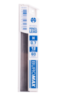 #Стержни для механических карандашей, H, 0.7 мм, 12 шт.  