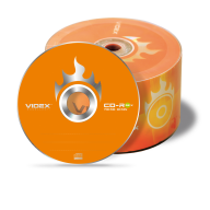 /Диск CD-R, 700 Mb, 52x, Bulk 50 pcs, VIDEX 