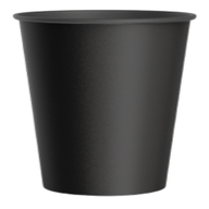 /Стакан паперовий 340 мл, Total BLACK 50 шт/уп