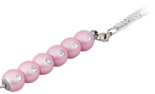 Ручка шариковая "Secret", с кристаллами, розовый, в подарочном футляре