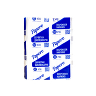 /Серветки диспенсерні 2L 1-х сл. 210х170 мм 200 арк., білі PAPERO