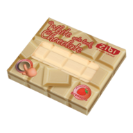 Блокнот WHITE CHOCOLATE, 90х90мм, 80 арк., нелінований, ароматизована Soft touch обкладинка, KIDS Li