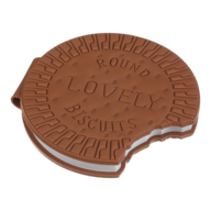 Блокнот BISCUIT, 90х90мм, 80 л.,  нелин., ароматизированная Soft touch обл., KIDS Line