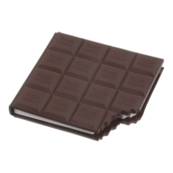 Блокнот CHOCOLATE, 100х87мм, 80 л., нелин., ароматизированная Soft touch обл., KIDS Line