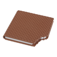 Блокнот WAFFLE, 90х90мм, 80 л.,  нелин., ароматизированная Soft touch обл., KIDS Line