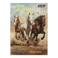 /Щоденник шкільний NIGHT HORSE, В5, 40арк, тверд. обкл., мат. ламінація + виб.УФ-лак і тисн.фольгой,