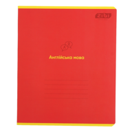 /Зошит учнівський шкільний MONOCHROME, 36 арк., клітинка, англійська мова, вибір. УФ лак
