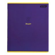 /Зошит учнівський шкільний MONOCHROME, 36 арк., клітинка, фіолетовий, вибір. УФ лак