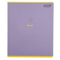 /Зошит учнівський шкільний MONOCHROME, 36 арк., клітинка, бузковий, вибір. УФ лак