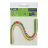 /Папір кольоровий для квілінгу, 120г/м2, 420х5мм, 12 кол., 120шт KIDS Line