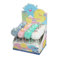 Ручка шариковая, FLUFFY PARTY, 0,7 мм, синяя
