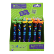 Ручка пиши-стирай COLORFUL DINO, 0.5 мм, синя, KIDS Line