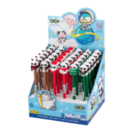 Ручка гелевая Пиши-стирай, CHRISTMAS PANDA, 0,5 мм, синяя