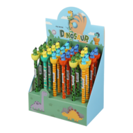 Ручка гелева автоматична Пиши-стирай, DINO TAIL, 0,5 мм, синя, KIDS Line