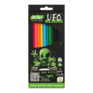 Карандаши цветные UFO, трехгранный корпус, 12 цветов, KIDS LINE