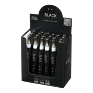 Корректор-ручка  BLACK 5 мл, спиртовая основа, металлический наконечник