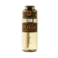 Пляшка для води HELLO, 500мл, темно-зелена