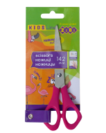 Ножницы детские 142мм, для левши,  розовый, KIDS Line