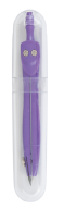 Циркуль START NEON в твердом футляре типа "градусник", фиолетовый, KIDS Line