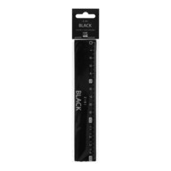 Линейка пластиковая 15 см, BLACK, в блистере