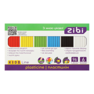 Пластилин 6 цветов, 96г, KIDS Line