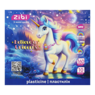 Пластилин UNICORN 10 цветов, 160г