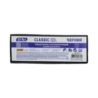Пластилін скульптурний CLASSIC чорний, 250г, KIDS Line