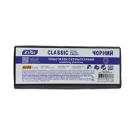 Пластилін скульптурний CLASSIC чорний, 500г, KIDS Line