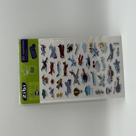 3D наліпки Літачки 18 см, KIDS Line