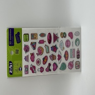 3D наліпки Рожевий мікс для дівчат 18 см, KIDS Line