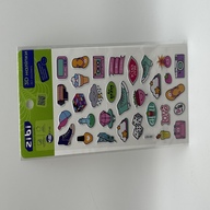 3D наліпки Блакитний мікс для дівчат 18 см, KIDS Line