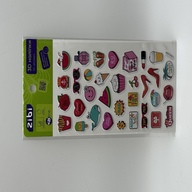 3D наліпки Літній мікс для дівчат 18 см, KIDS Line