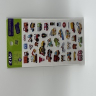 3D наліпки Вантажівочки 18 см, KIDS Line