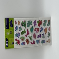 3D наліпки Динозаврики 18 см, KIDS Line