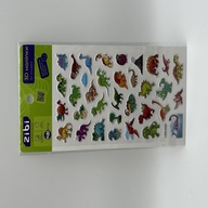 3D наліпки Динозаври 18 см, KIDS Line