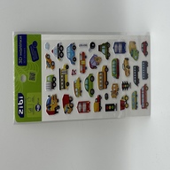 3D наліпки Міський транспорт 18 см, KIDS Line