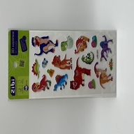 3D наліпки DINO хижаки 18 см, KIDS Line