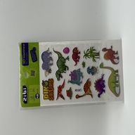 3D наліпки DINO мікс 2 18 см, KIDS Line