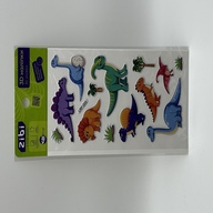 3D наліпки DINO травоїдні 18 см, KIDS Line