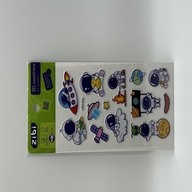 3D наліпки Блакитний космос 18 см, KIDS Line